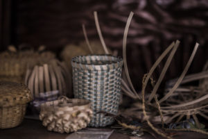Carrie Hill, basket maker, basketry, jewelry, Indigenous Artist, First Nations, Indigenous Arts Collective of Canada, Pass The Feather