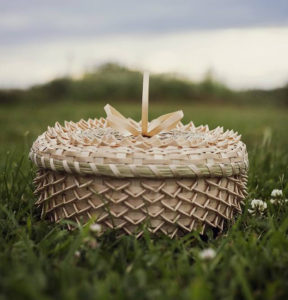 Carrie Hill, basket maker, basketry, jewelry, Indigenous Artist, First Nations, Indigenous Arts Collective of Canada, Pass The Feather