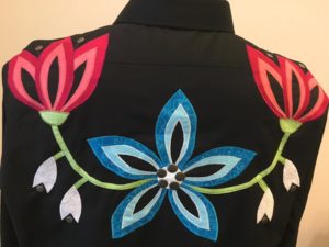 Faye Lone, sewing, regalia, quilts, Indigenous Artist, First Nations, Indigenous Arts Collective of Canada, Pass The Feather