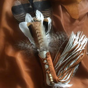 smudge feather, dawn, first nations art, pass the feather