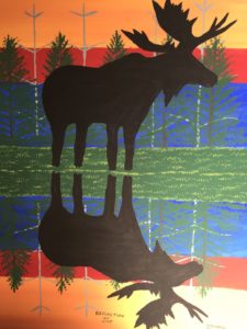 Donnel Taylor, painter, painting, workshops, Indigenous Artist, First Nations, Indigenous Arts Collective of Canada, Pass The Feather