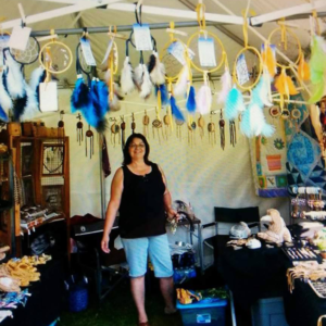 Susan Hill, Hill’s Creations, beadwork, jewelry, leatherwork, regalia, Indigenous Artist, First Nations, Indigenous Arts Collective of Canada, Pass The Feather