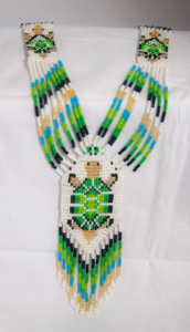 Susan Hill, Hill’s Creations, beadwork, jewelry, leatherwork, regalia, Indigenous Artist, First Nations, Indigenous Arts Collective of Canada, Pass The Feather