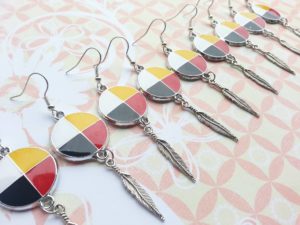 Kathryn Pasquach, Culture Shock Jewelry, leatherwork, jewelry, Indigenous Artist, First Nations, Indigenous Arts Collective of Canada, Pass The Feather