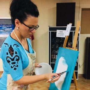Tracey M. Barnaby, painting workshops, Indigenous Artist, First Nations, Indigenous Arts Collective of Canada, Pass The Feather