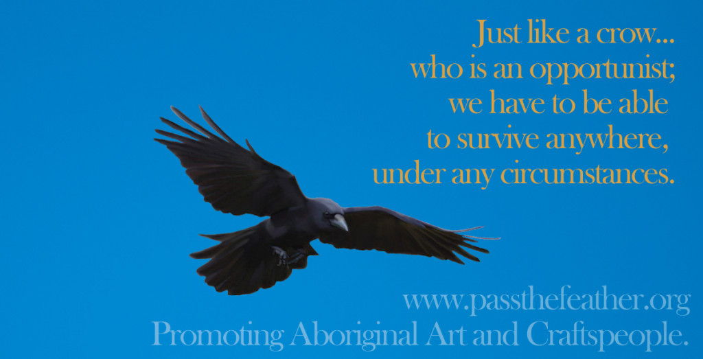 opportunist, pass the feather, first nations art directory, aboriginal arts collective of canada, classroom art exchange,