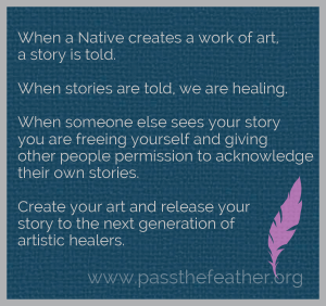 heal, pass the feather, first nations art directory, aboriginal arts collective of canada, classroom art exchange,