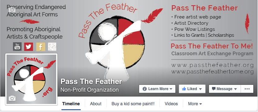 Facebook Cover Photo, Pass The Feather