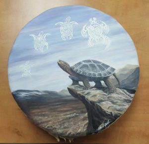 Mark Neal, painter, painting, workshops, facilitator, Indigenous Artist, First Nations, Indigenous Arts Collective of Canada, Pass The Feather