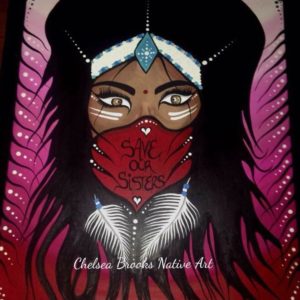 Chelsea Brooks, featherwork, painting, Indigenous Artist, First Nations, Indigenous Arts Collective of Canada, Pass The Feather