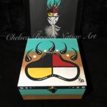 Chelsea Brooks, featherwork, painting, Indigenous Artist, First Nations, Indigenous Arts Collective of Canada, Pass The Feather