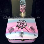 Chelsea Brooks, featherwork, painting, Indigenous Artist, First Nations, Indigenous Arts Collective of Canada, Pass The Feather