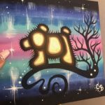 Chelsea Brooks, featherwork, painting, Indigenous Artist, First Nations, Indigenous Arts Collective of Canada, Pass The Feather