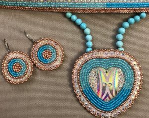 Kasenniyostah Lauren Williams, reader, beadwork, jewelry, Indigenous Artist, First Nations, Indigenous Arts Collective of Canada, Pass The Feather
