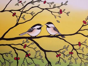 Whitney S. Whiteduck, painter, painting, Indigenous Artist, First Nations, Indigenous Arts Collective of Canada, Pass The Feather
