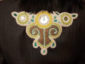 Teresa Vander Meer-Chasse, beder, beadwork, installation art, upcycled art, multidisciplinary, Indigenous Artist, First Nations, Indigenous Arts Collective of Canada, Pass The Feather