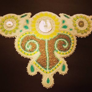 Teresa Vander Meer-Chasse, beder, beadwork, installation art, upcycled art, multidisciplinary, Indigenous Artist, First Nations, Indigenous Arts Collective of Canada, Pass The Feather