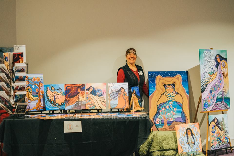 Indigenous Arts Conference, Willis College, Aboriginal Arts Collective of Canada, vendors, pam callioux