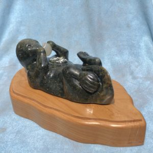 steve lawton, carving, stone carving, aboriginal artist, aboriginal arts and collective, pass the feather, carving feather