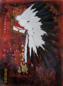 first nation art. indigenous art. indigenous painting, pass the feather, aboriginal arts collective of canada