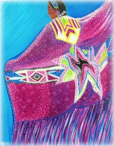 Delree Dumont, Delree’s Native Art Gallery, Indigenous artist, painting, painter, workshops, first nations, indigenous arts collective of canada, pass the feather.