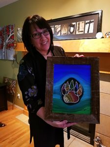 Delree Dumont, Delree’s Native Art Gallery, Indigenous artist, painting, painter, workshops, first nations, indigenous arts collective of canada, pass the feather.