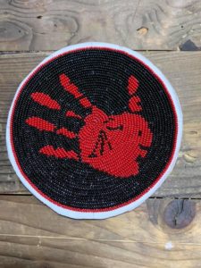 Doreen Somers-Cardinal, apparel & clothing, beadwork, beader, leatherwork, moccasins, regalia, ribbon skirts, hats, Indigenous Artist, First Nations, Indigenous Arts Collective of Canada, Pass The Feather