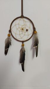 Karen Starr Beauvais, beader, crafter, jewelry maker, dreamcatchers, medicine bags, sterling silver, jewelry, Indigenous Artist, First Nations, Indigenous Arts Collective of Canada, Pass The Feather