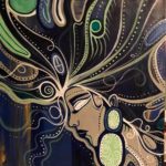 Deanna Therriault, drawing, painting, painter, storyteller, visual arts, Indigenous Artist, First Nations, Indigenous Arts Collective of Canada, Pass The Feather