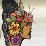 Deanna Therriault, drawing, painting, painter, storyteller, visual arts, Indigenous Artist, First Nations, Indigenous Arts Collective of Canada, Pass The Feather