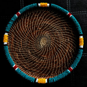 Mia Acker, Beadwork, Pine Needle Basketry, Jewelry, Dreamcatchers, Indigenous Artist, First Nations, Indigenous Arts Collective of Canada, Pass The Feather