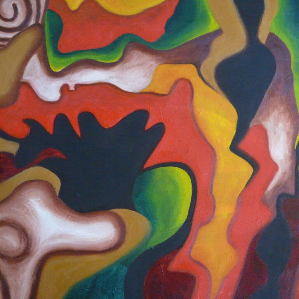 Karen Begay, painting, painter, Indigenous Artist, First Nations, Indigenous Arts Collective of Canada, Pass The Feather