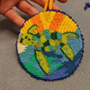 Ashley Flynn, beadwork, jewelry, Indigenous Artist, First Nations, Indigenous Arts Collective of Canada, Pass The Feather