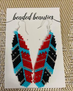 Valerie Dumoulin, jewelry, beadwork, Indigenous Artist, First Nations, Indigenous Arts Collective of Canada, Pass The Feather