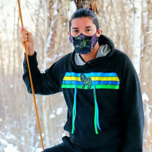Leia Jody, Fashion Designer, Apparel & Clothing, Menswear, sewing, Indigenous Artist, First Nations, Indigenous Arts Collective of Canada, Pass The Feather