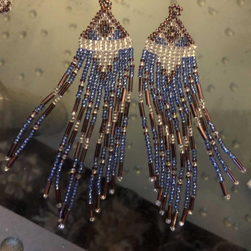 Terri Hansen, beadwork, jewelry, Indigenous Artist, First Nations, Indigenous Arts Collective of Canada, Pass The Feather