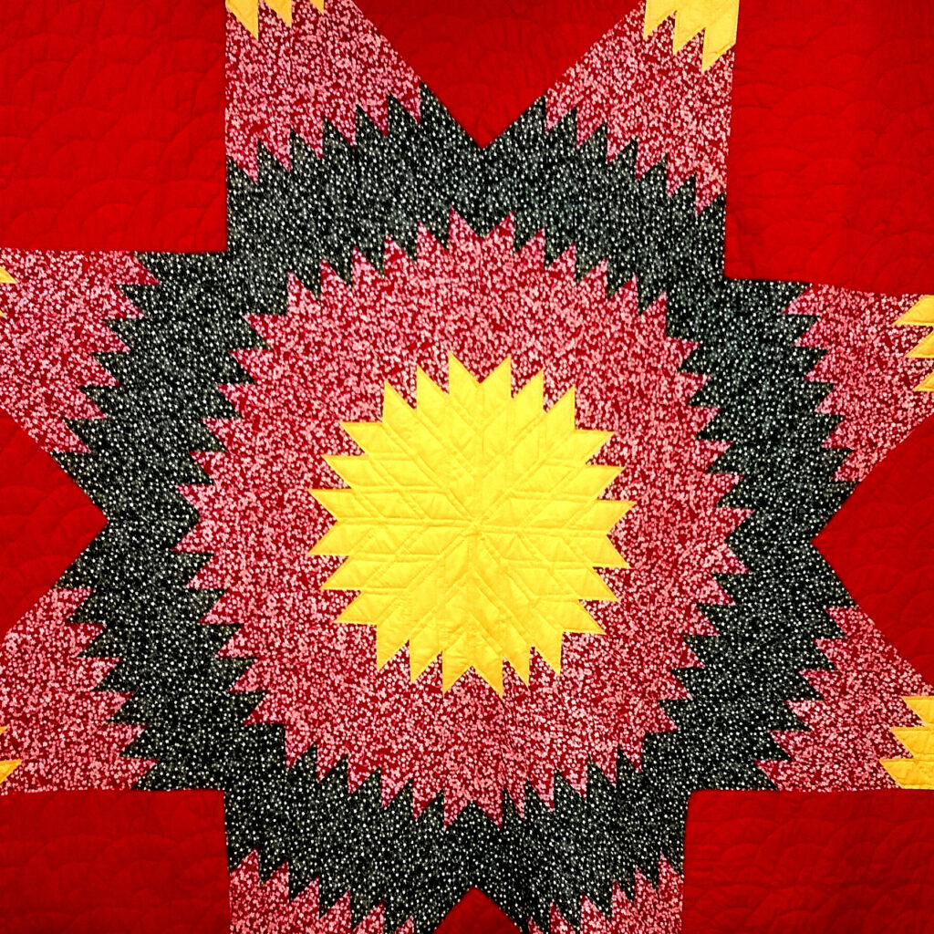 Doris Lazore, quilts, quiltmaker, Indigenous Artist, First Nations, Indigenous Arts Collective of Canada, Pass The Feather