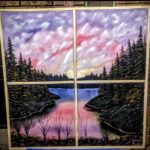 Robert Joseph- Window Landscape Painting