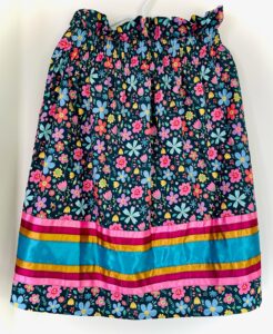 Naomi Sarazin Floral Spring Ribbon Skirt