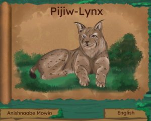 Wennekerakon Tiewishaw-Poirier -Cartoon Pijiw-Lynx