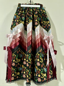 Waaseyaabanokwe Star Cherie Jamieson multi-coloured floral Ribbon Skirt