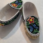 Shannon Cross-Cross Beads Designs-Moccasins-Raised beadwork-angled