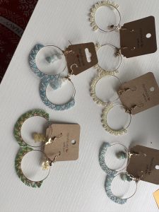 Jeanine Bruinsma-Cree:Born-beadwork-hoop-earrings