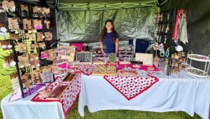 Lisa Roundpoint - Little Bear Design - Vendor Table