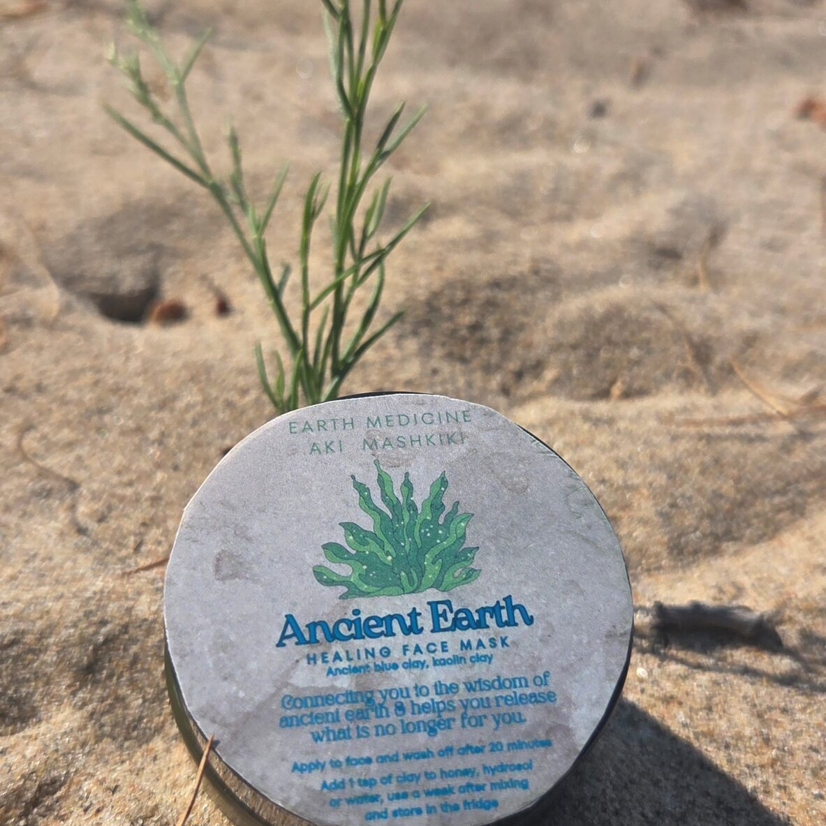Catherine Nuttall Earthmedicine Akimashkiki - Ancient Earth Face Mask