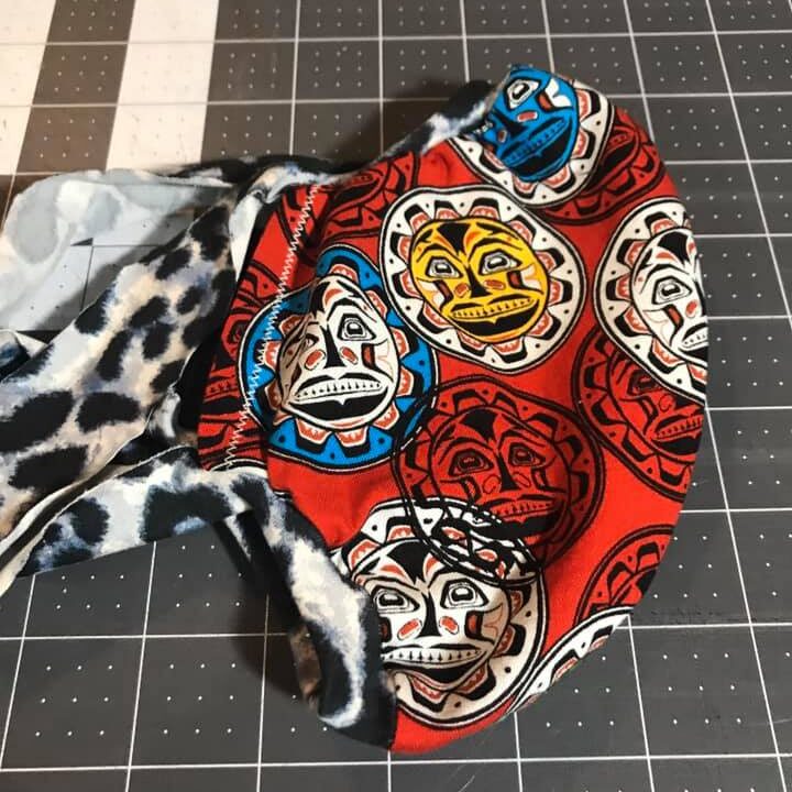 Carrie Penchuk, Masks & More by Carrie, craft maker, crafts, covid-19 masks, Indigenous Artist, First Nations, Indigenous Arts Collective of Canada, Pass The Feather