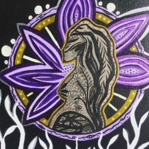 Stephanie Babij, painter, painting, drawing, Indigenous Artist, First Nations, Indigenous Arts Collective of Canada, Pass The Feather