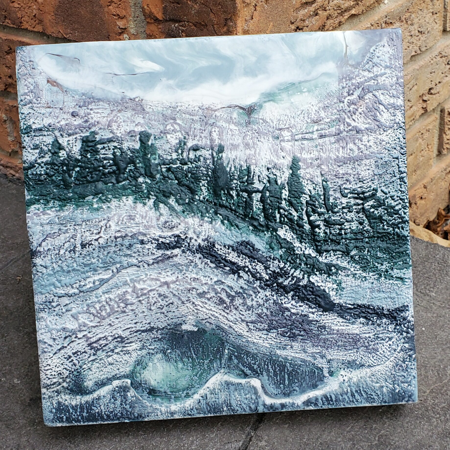 Heather Cabral Inspired by Nature Winter Scape Painting