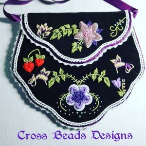 Shannon Cross-Cross Beads Designs-Raised beadwork-Purse