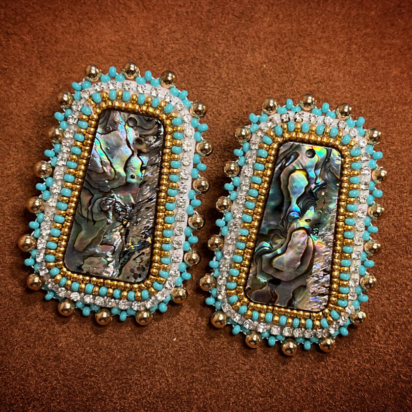 Maizie Little Shields, beadwork, jewelry, Indigenous Artist, First Nations, Indigenous Arts Collective of Canada, Pass The Feather